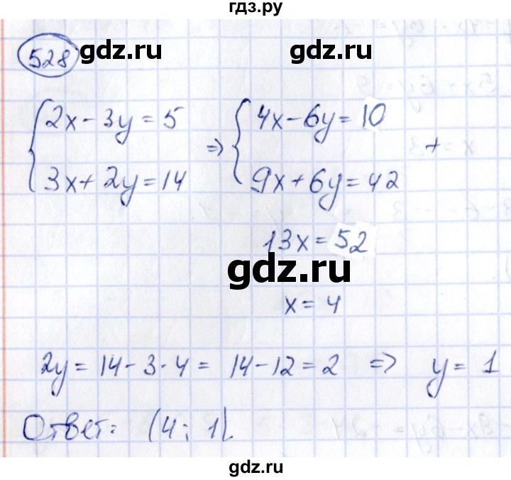 ГДЗ по алгебре 9 класс Кузнецова сборник заданий  задания - 528, Решебник