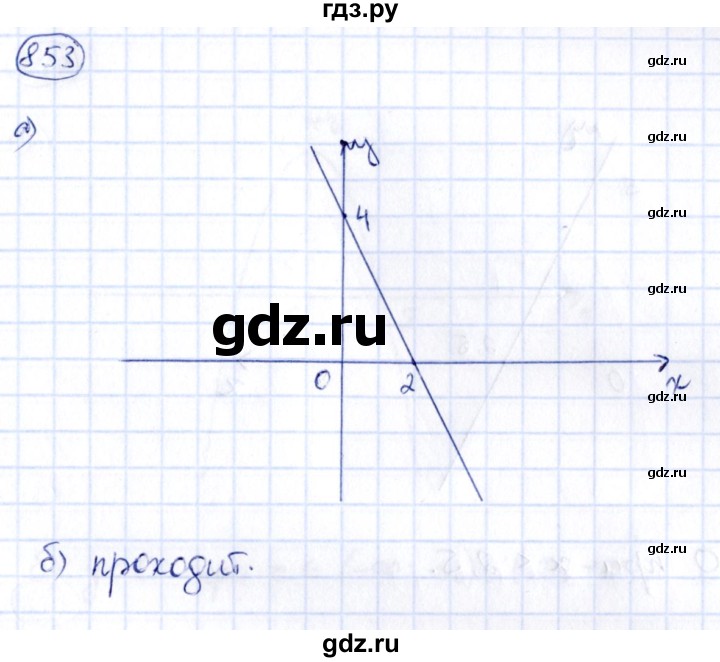 ГДЗ по алгебре 9 класс Кузнецова сборник заданий  задания - 853, Решебник