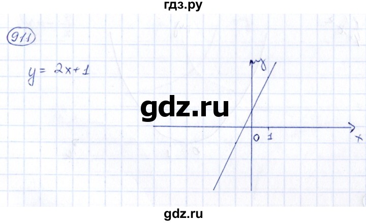 ГДЗ по алгебре 9 класс Кузнецова сборник заданий  задания - 911, Решебник