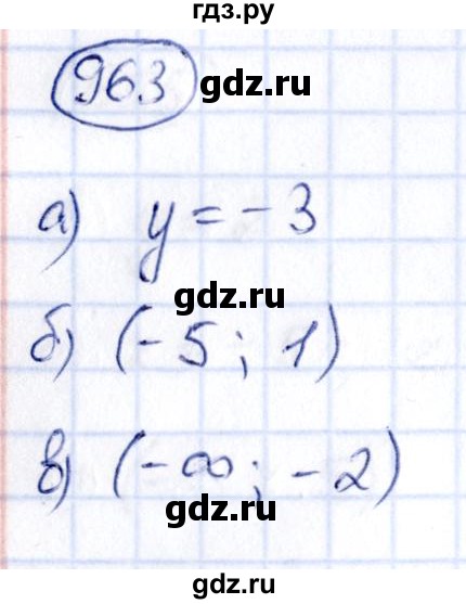 ГДЗ по алгебре 9 класс Кузнецова сборник заданий  задания - 963, Решебник