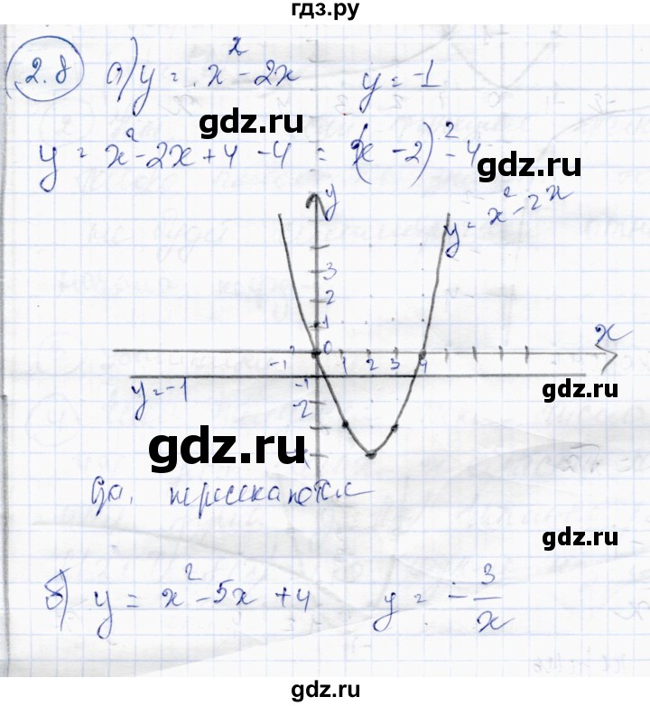 ГДЗ по алгебре 10 класс Абылкасымова   §2 - 2.8, Решебник
