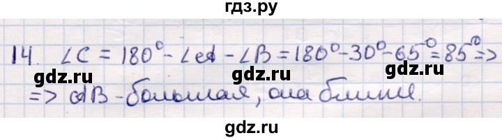 ГДЗ по геометрии 9 класс Смирнов   §20 - 14, Решебник