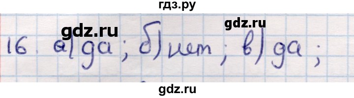 ГДЗ по геометрии 9 класс Смирнов   повторение курса 9 класса / преобразования на плоскости - 16, Решебник