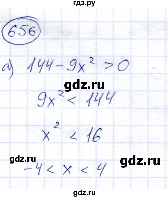 ГДЗ по алгебре 8 класс Солтан   упражнение - 656, Решебник