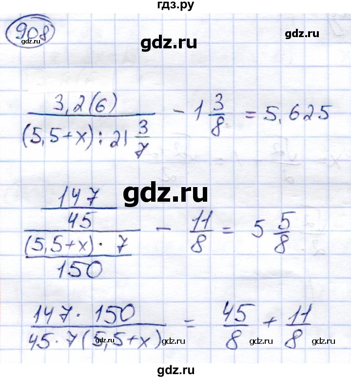ГДЗ по алгебре 9 класс Солтан   упражнение - 908, Решебник