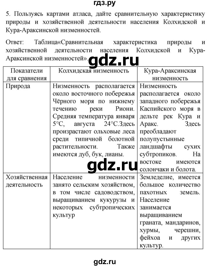 ГДЗ по географии 7 класс Климанова страница - 164, Решебник 2021