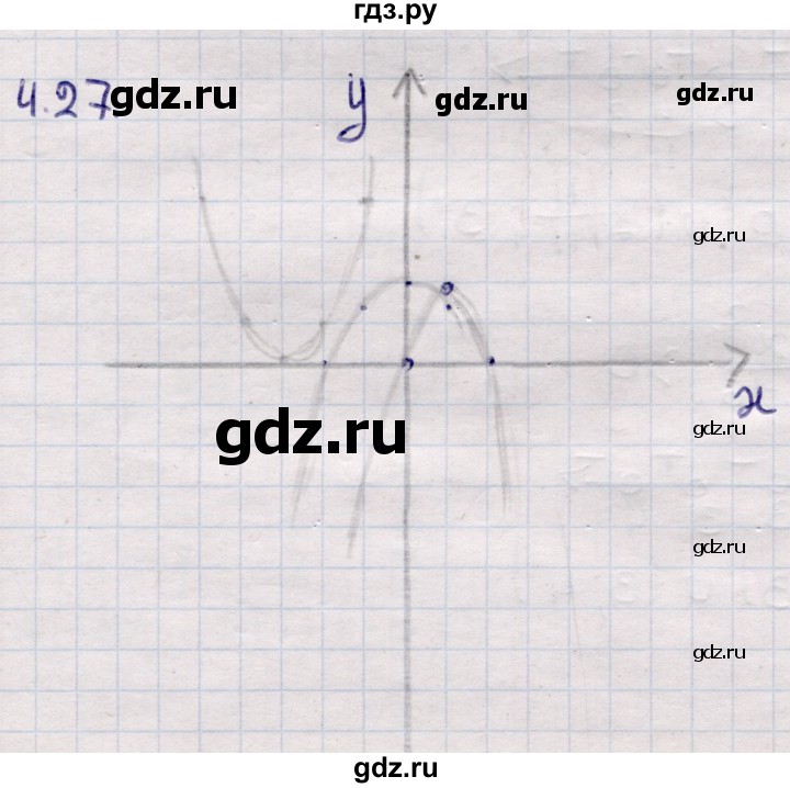 ГДЗ по алгебре 9 класс Абылкасымова   §4 - 4.27, Решебник