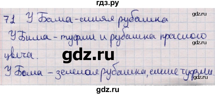 ГДЗ по информатике 5 класс Семенов   задание - 71, Решебник