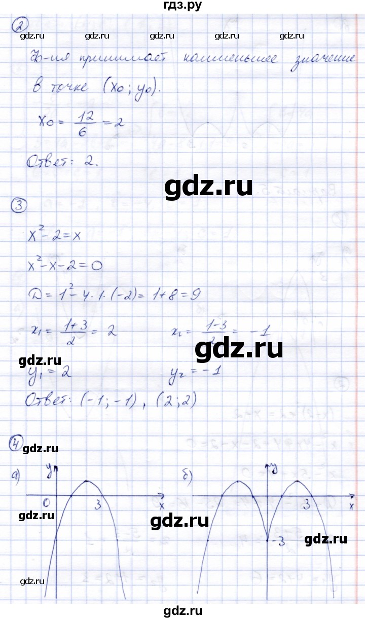 ГДЗ по алгебре 8 класс Зив дидактические материалы  самостоятельные работы / СР-15 - Вариант 4, Решебник