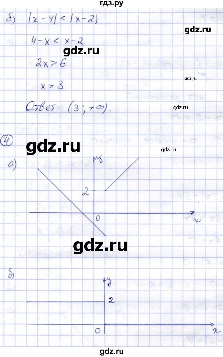 ГДЗ по алгебре 8 класс Зив дидактические материалы  самостоятельные работы / СР-5 - Вариант 3, Решебник