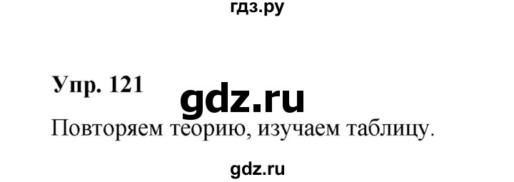 ГДЗ по русскому языку 10 класс Чердаков Базовый уровень упражнение - 121, Решебник