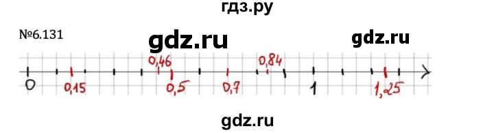 Гдз по математике за 5 класс Виленкин, Жохов, Чесноков ответ на номер № 6.131, Решебник 2024