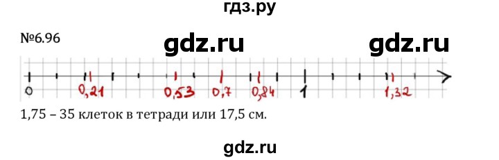 Гдз по математике за 5 класс Виленкин, Жохов, Чесноков ответ на номер № 6.96, Решебник 2024