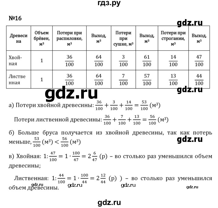 Гдз по математике за 5 класс Виленкин, Жохов, Чесноков ответ на номер № 5.3.16, Решебник 2024
