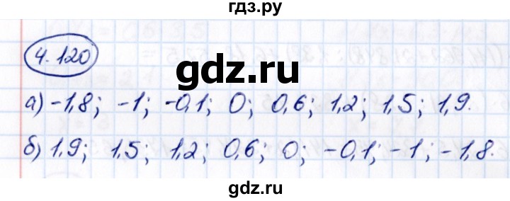 ГДЗ по математике 6 класс Виленкин   §4 / упражнение - 4.120, Решебник к учебнику 2021