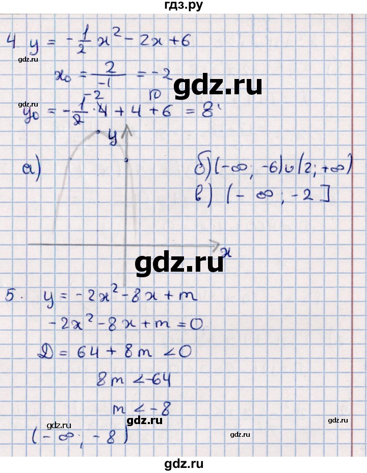 ГДЗ по алгебре 9 класс  Глазков контрольные измерительные материалы (ким)  контрольная работа / контрольная работа 1 (вариант) - 3, Решебник