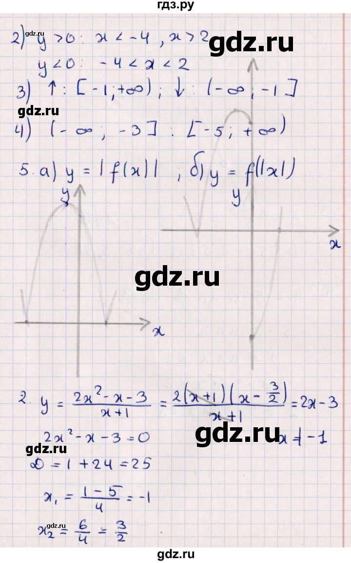 ГДЗ по алгебре 9 класс  Зив дидактические материалы  проверочные работы / работа 4 (вариант) - 1, Решебник