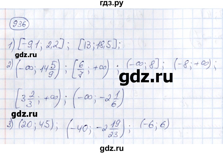 ГДЗ по математике 6 класс Абылкасымова   упражнение - 936, Решебник
