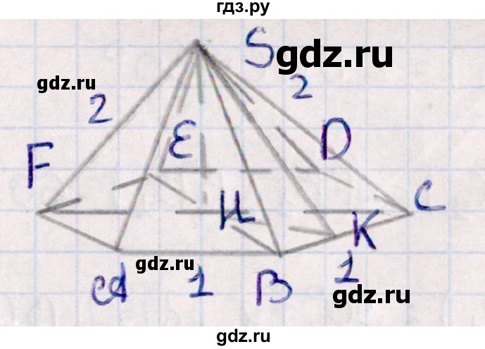 ГДЗ по геометрии 10 класс Смирнов  Естественно-математическое направление обобщающее повторение / углы / b. угол между прямой и плоскостью - 16, Решебник