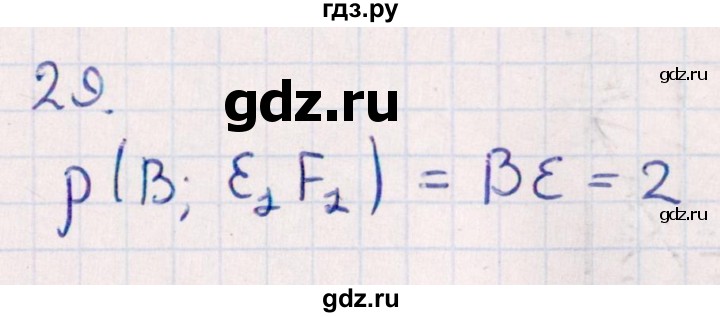 ГДЗ по геометрии 10 класс Смирнов  Естественно-математическое направление обобщающее повторение / расстояния / b. расстояние от точки до прямой - 29, Решебник
