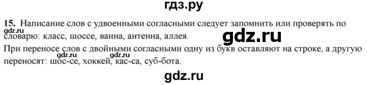 ГДЗ по русскому языку 4 класс Голубь Тематический контроль вопрос для повторения изученного - 15, Решебник 2025