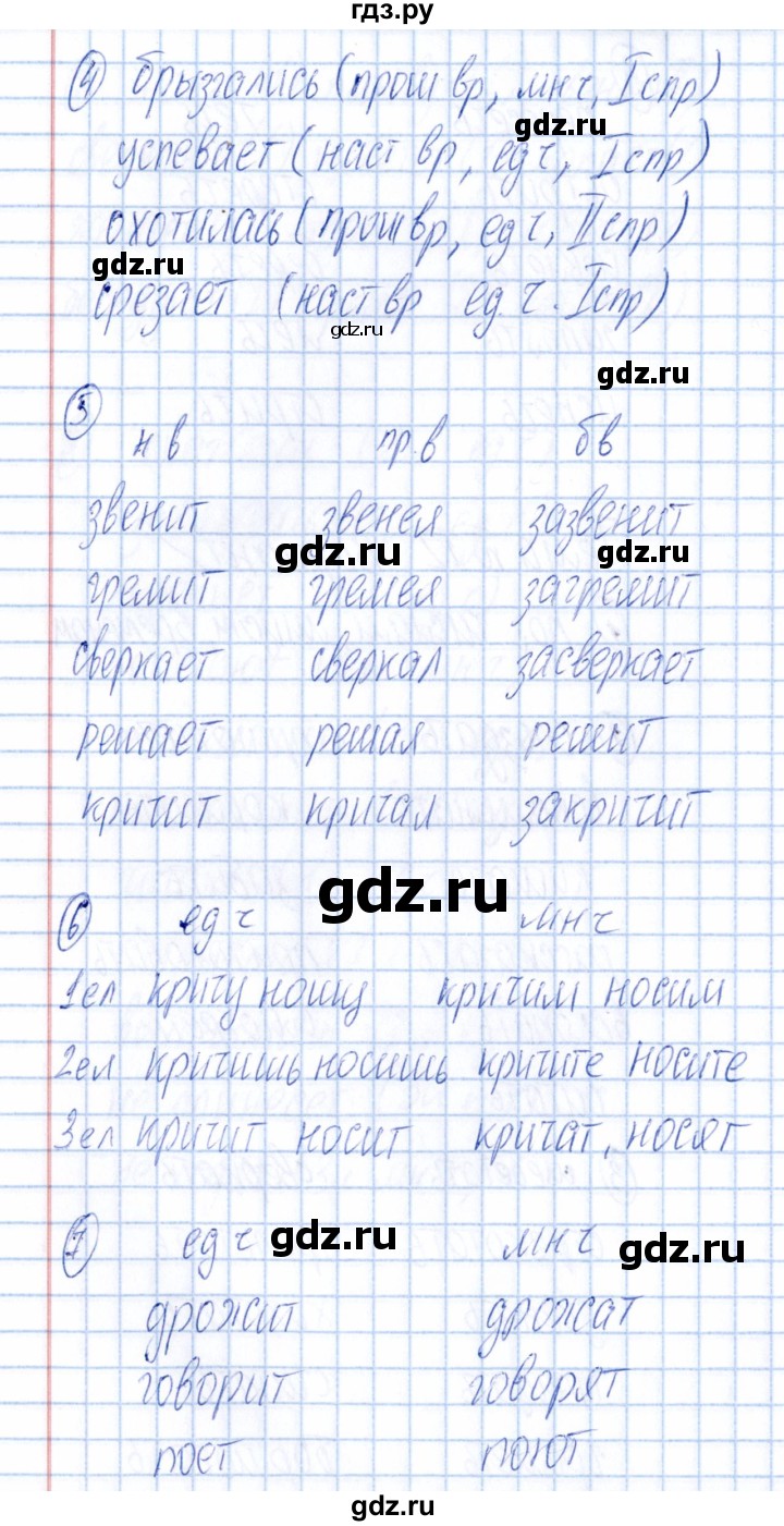 ГДЗ по русскому языку 4 класс Голубь Тематический контроль тема №12 - Вариант 2, Решебник №1 2019