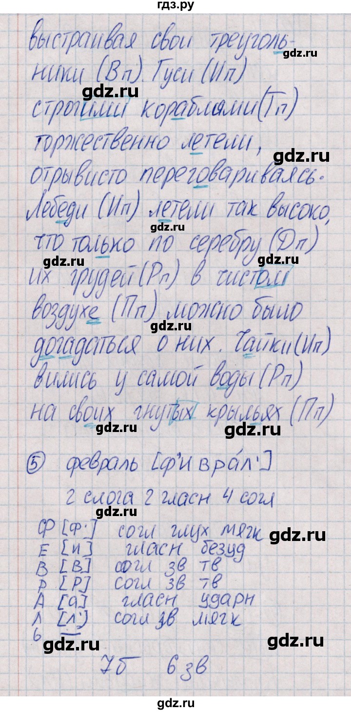 ГДЗ по русскому языку 4 класс Голубь Тематический контроль тема №14 - Вариант 2, Решебник №1 2019
