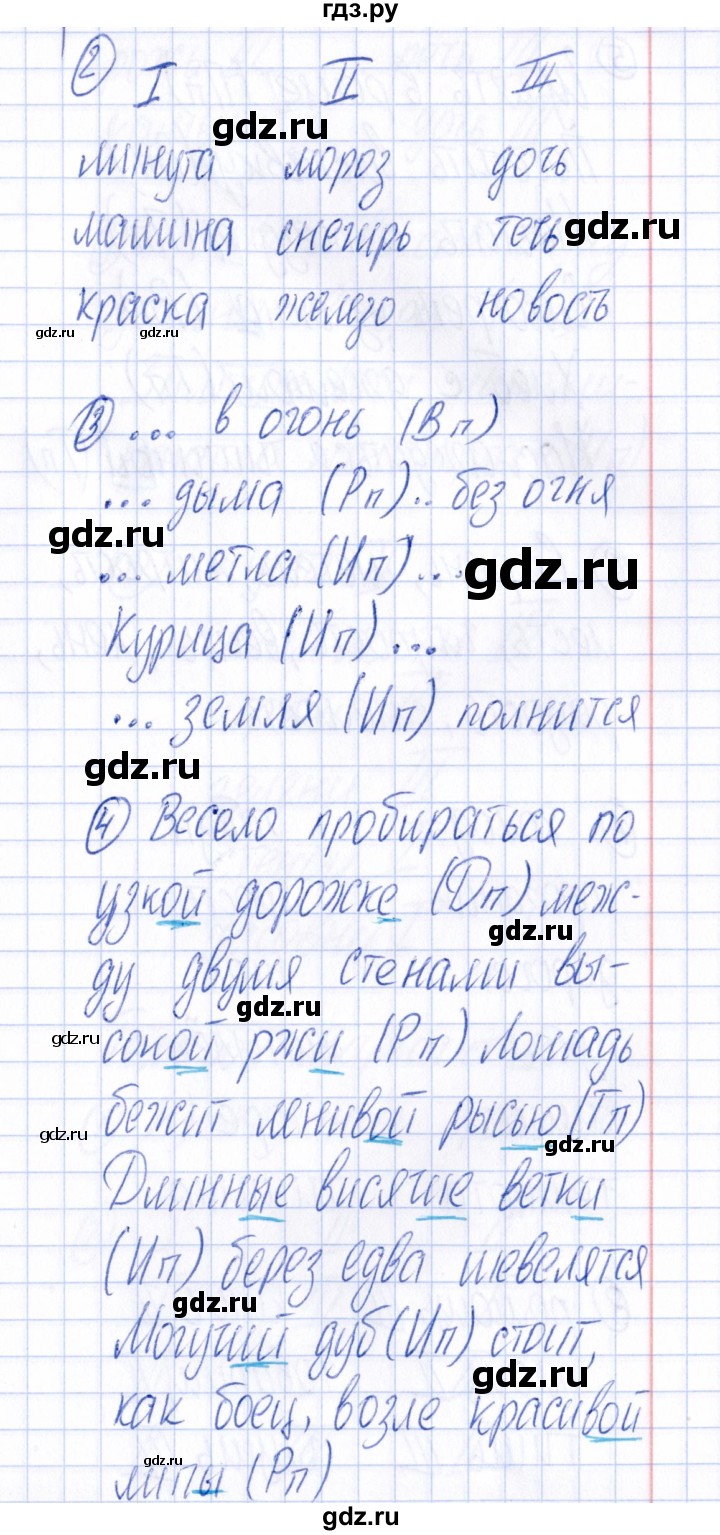 ГДЗ по русскому языку 4 класс Голубь Тематический контроль тема №7 - Вариант 1, Решебник №1 2019