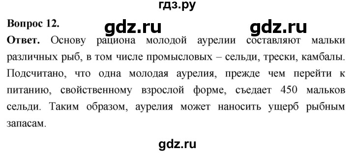 ГДЗ по биологии 8 класс Суматохин Углубленный уровень часть 1 / §18 / объясните - 12, Решебник