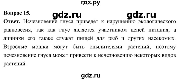 ГДЗ по биологии 8 класс Суматохин Углубленный уровень часть 1 / §42 / темы для дискуссий - 15, Решебник