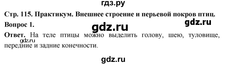 ГДЗ по биологии 8 класс Суматохин Углубленный уровень часть 2 / §20 / практикум - 1, Решебник