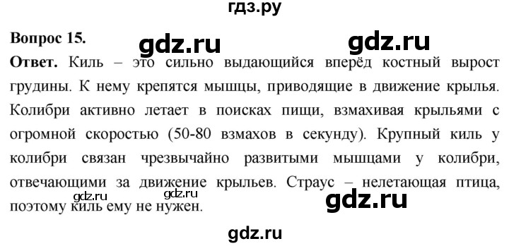 ГДЗ по биологии 8 класс Суматохин Углубленный уровень часть 2 / §21 / темы для дискуссий - 15, Решебник