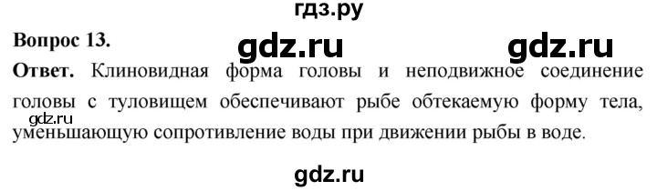 ГДЗ по биологии 8 класс Суматохин Углубленный уровень часть 2 / §4 / объясните - 13, Решебник