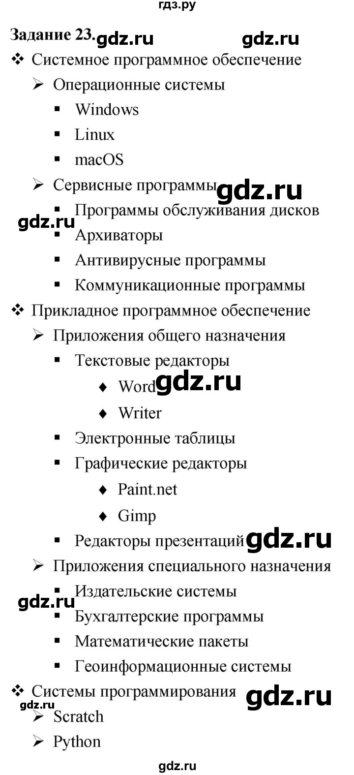 ГДЗ по информатике 7‐9 класс Босова компьютерный практикум работа 11 - 23, Решебник