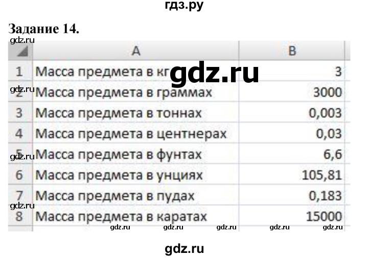 ГДЗ по информатике 7‐9 класс Босова компьютерный практикум работа 26 - 14, Решебник