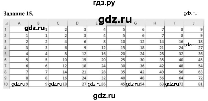 ГДЗ по информатике 7‐9 класс Босова компьютерный практикум работа 26 - 15, Решебник