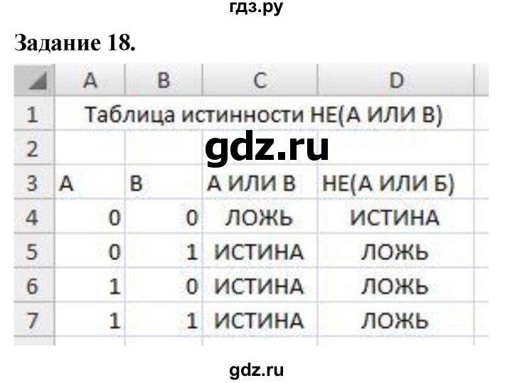 ГДЗ по информатике 7‐9 класс Босова компьютерный практикум работа 26 - 18, Решебник
