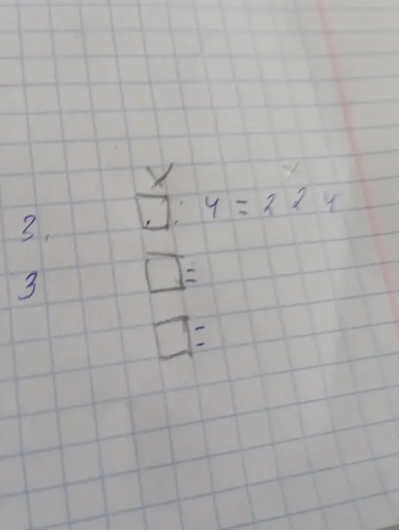 Неизвестно разделить на 4 равно 224 как это решить но не в столбик