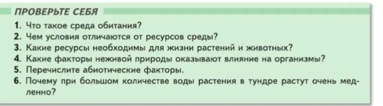 Напиши ответа на вопросы