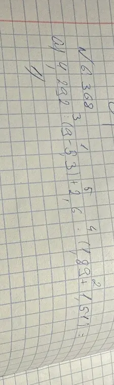 4,292:(9-5,3)+2,6•(1,89+1,51)