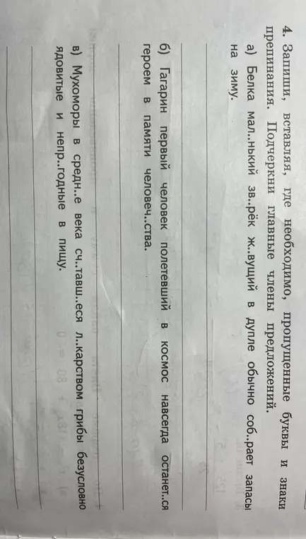 Где главные члены предложения