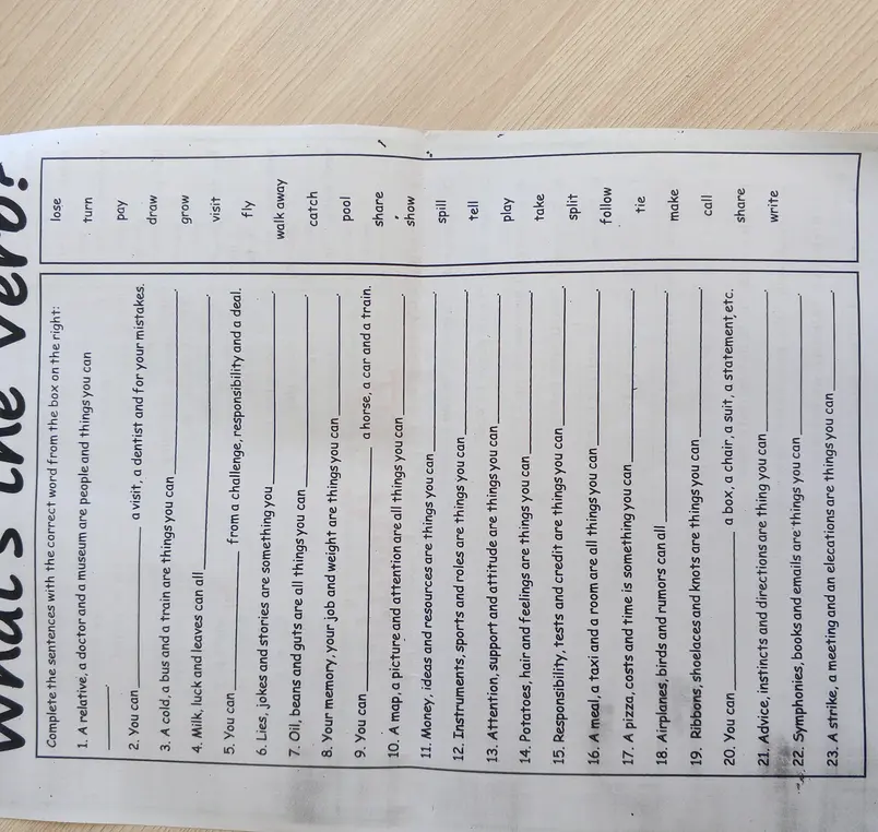 Как правильно подставить слова?
