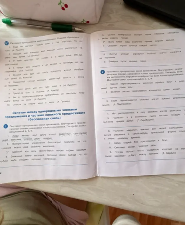 Расставь пропущенные знаки препинания в предложениях и укажи обращения.