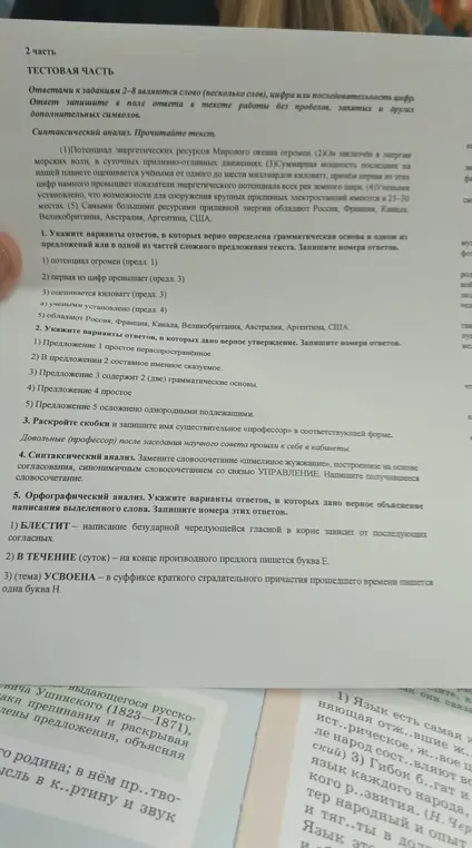 Укажи варианты ответов, в которых верно определена грамматическая основа в одном из предложений или в одной из частей сложного предложения текста.
