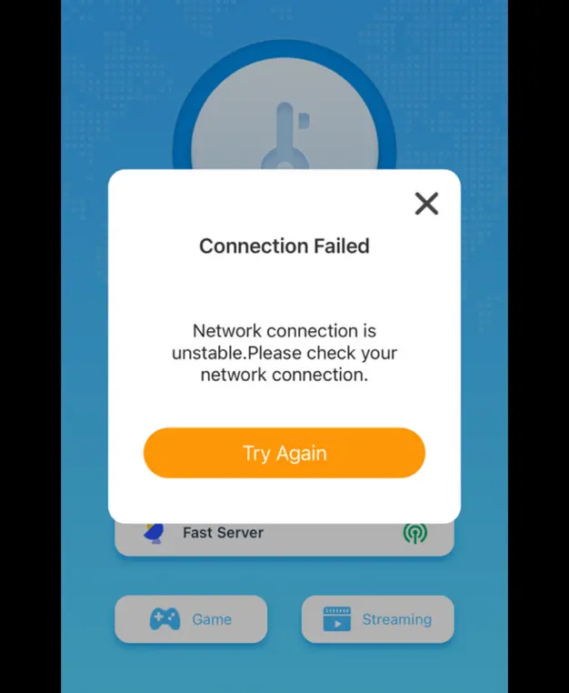 Что означает «Connection Failed» и что мне нужно сделать?