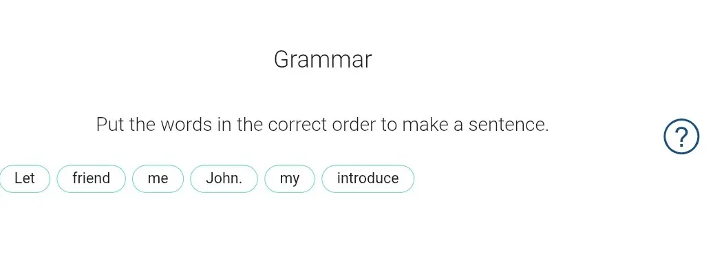 Поставь слова в правильном порядке, чтобы составить предложение: Let friend me John. my introduce