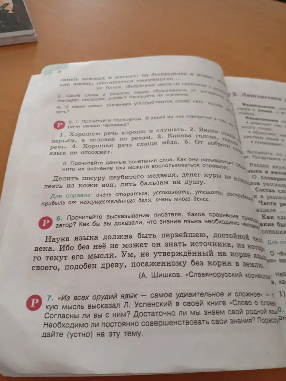 Согласен ли я с мыслью Л. Успенского: «Из всех орудий язык — самое удивительное и сложное» и нужно ли постоянно совершенствовать свои знания языка?