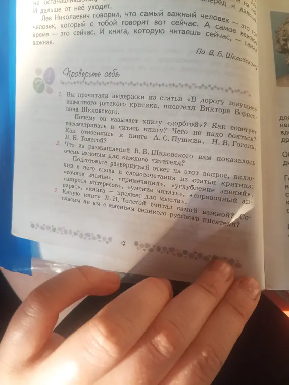Почему книгу называют "дорогой"? Как советуют рассматривать и читать книгу? Чего не надо бояться? Как относились к книге А. С. Пушкин, Н. В. Гоголь, Л. Н. Толстой?