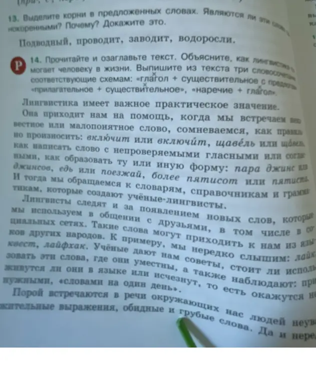 Выдели корни в предложенных словах. Являются ли эти слова однокоренными? Почему? Докажи это.