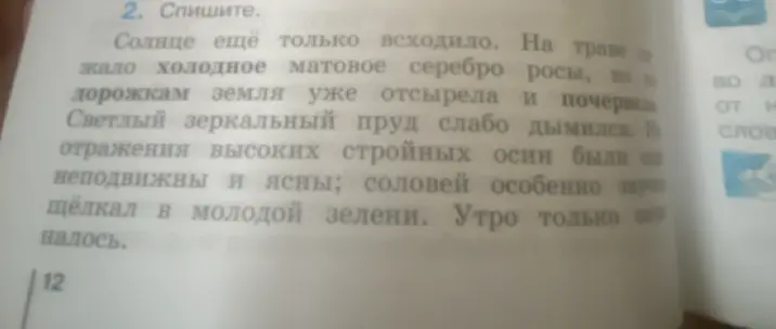 Перепиши текст.